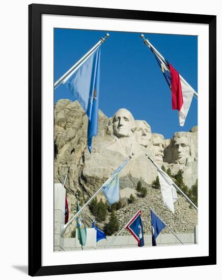 Mount Rushmore, South Dakota, USA-Ethel Davies-Framed Photographic Print