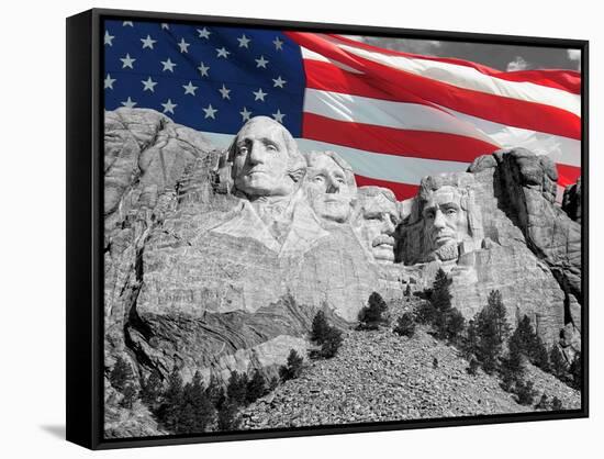 Mount Rushmore-Philippe Sainte-Laudy-Framed Stretched Canvas