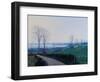 Mount's Bay in Winter (Oil on Canvas)-John Miller-Framed Giclee Print