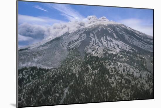 Mount Saint Helens Erupting-Brad Zuckoff-Mounted Photographic Print