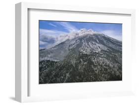 Mount Saint Helens Erupting-Brad Zuckoff-Framed Photographic Print