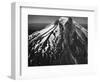 Mount Saint Helens with Glacier-null-Framed Photographic Print