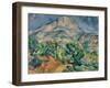 Mount Saint-Victoire-Paul Cézanne-Framed Giclee Print