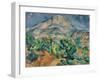 Mount Saint-Victoire-Paul Cézanne-Framed Giclee Print