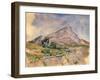 Mount Sainte-Victoire, 1897-1898-Paul Cézanne-Framed Giclee Print