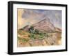 Mount Sainte-Victoire, 1897-1898-Paul Cézanne-Framed Giclee Print