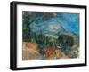 Mount Sainte-Victoire, 1904, by Paul Cezanne, 1839-1906, French Impressionist painting,-Paul Cezanne-Framed Art Print