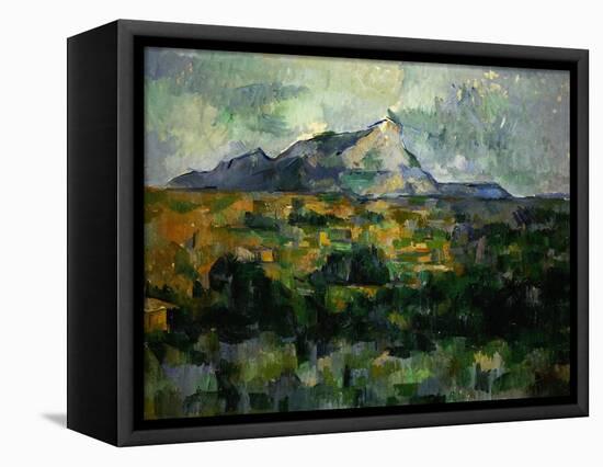 Mount Sainte-Victoire, 1906-Paul Cézanne-Framed Stretched Canvas