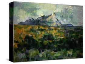 Mount Sainte-Victoire, 1906-Paul Cézanne-Stretched Canvas
