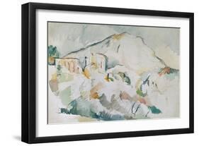 Mount Sainte-Victoire-Paul Cézanne-Framed Giclee Print