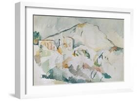 Mount Sainte-Victoire-Paul Cézanne-Framed Giclee Print