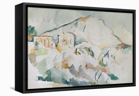 Mount Sainte-Victoire-Paul Cézanne-Framed Stretched Canvas