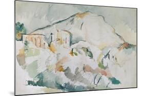 Mount Sainte-Victoire-Paul Cézanne-Mounted Giclee Print