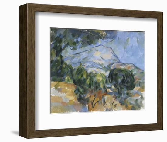 Mount Sainte-Victorie, c.1904-Paul Cézanne-Framed Art Print