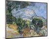 Mount Sainte-Victorie, c.1904-Paul Cézanne-Mounted Art Print