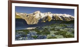 Mount Sefton, Hooker River, Mount Cook National Park, Canterbury, South Island, New Zealand-Rainer Mirau-Framed Photographic Print