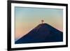 Mount Semeru at Dawn, Bromo Tengger Semeru NP, East Java, Indonesia-Keren Su-Framed Photographic Print