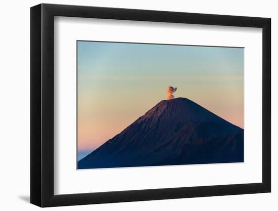 Mount Semeru at Dawn, Bromo Tengger Semeru NP, East Java, Indonesia-Keren Su-Framed Photographic Print