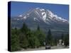 Mount Shasta, a Dormant Volcano with Glaciers, 14161 Ft High, California-Tony Waltham-Stretched Canvas