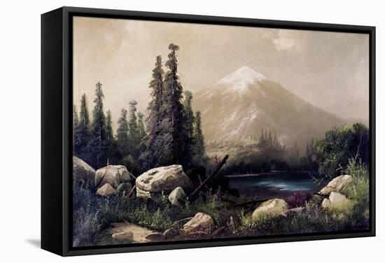 Mount Shasta, California-Thomas Hill-Framed Stretched Canvas