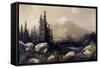 Mount Shasta, California-Thomas Hill-Framed Stretched Canvas