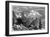 Mount Shasta, Northern Peak of the Sierra Nevada, California, USA, C1870-null-Framed Giclee Print