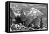 Mount Shasta, Northern Peak of the Sierra Nevada, California, USA, C1870-null-Framed Stretched Canvas