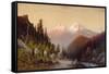 Mount Shasta-Frederick Schafer-Framed Stretched Canvas