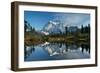 Mount Shukan Reflection I-Alan Majchrowicz-Framed Photo