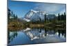 Mount Shukan Reflection I-Alan Majchrowicz-Mounted Photo