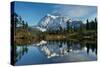 Mount Shukan Reflection I-Alan Majchrowicz-Stretched Canvas