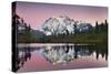 Mount Shukan Reflection II-Alan Majchrowicz-Stretched Canvas