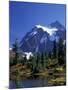 Mount Shuksan and Picture Lake, Heather Meadows, Washington, USA-Jamie & Judy Wild-Mounted Photographic Print