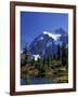 Mount Shuksan and Picture Lake, Heather Meadows, Washington, USA-Jamie & Judy Wild-Framed Photographic Print