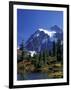 Mount Shuksan and Picture Lake, Heather Meadows, Washington, USA-Jamie & Judy Wild-Framed Photographic Print