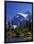 Mount Shuksan and Picture Lake, Heather Meadows, Washington, USA-Jamie & Judy Wild-Framed Photographic Print