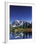 Mount Shuksan at Picture Lake, Heather Meadows, Washington, USA-Jamie & Judy Wild-Framed Photographic Print