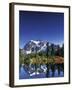 Mount Shuksan at Picture Lake, Heather Meadows, Washington, USA-Jamie & Judy Wild-Framed Photographic Print