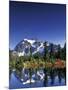 Mount Shuksan at Picture Lake, Heather Meadows, Washington, USA-Jamie & Judy Wild-Mounted Photographic Print