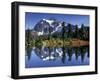 Mount Shuksan at Picture Lake, Heather Meadows, Washington, USA-Jamie & Judy Wild-Framed Premium Photographic Print