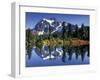 Mount Shuksan at Picture Lake, Heather Meadows, Washington, USA-Jamie & Judy Wild-Framed Premium Photographic Print