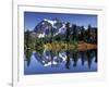 Mount Shuksan at Picture Lake, Heather Meadows, Washington, USA-Jamie & Judy Wild-Framed Photographic Print