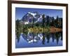 Mount Shuksan at Picture Lake, Heather Meadows, Washington, USA-Jamie & Judy Wild-Framed Photographic Print