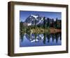 Mount Shuksan at Picture Lake, Heather Meadows, Washington, USA-Jamie & Judy Wild-Framed Photographic Print