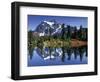 Mount Shuksan at Picture Lake, Heather Meadows, Washington, USA-Jamie & Judy Wild-Framed Photographic Print