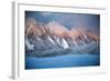 Mount Shuksan Illuminated By A Clearing Winter Storm At Sunset In North Cascades National Park, WA-Jay Goodrich-Framed Photographic Print