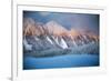Mount Shuksan Illuminated By A Clearing Winter Storm At Sunset In North Cascades National Park, WA-Jay Goodrich-Framed Photographic Print