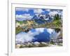 Mount Shuksan pool reflection, Artist Point, Mount Baker Highway, Washington State, USA-William Perry-Framed Photographic Print