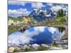 Mount Shuksan pool reflection, Artist Point, Mount Baker Highway, Washington State, USA-William Perry-Mounted Photographic Print