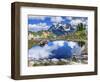 Mount Shuksan pool reflection, Artist Point, Mount Baker Highway, Washington State, USA-William Perry-Framed Photographic Print